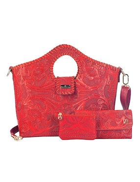 Bolsa tote Angelozano Set Bolsa Teresa de piel para mujer