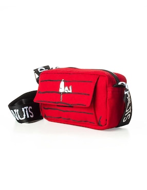 Bolsa crossbody Peanuts Red House Snoopy para mujer