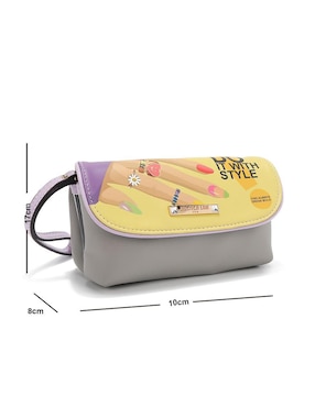 Cosmetiquera para maquillaje Nicole Lee Nail Polish impermeable para mujer