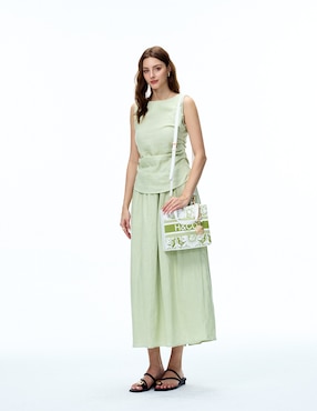 Bolsa satchel H&co Viktoria para mujer