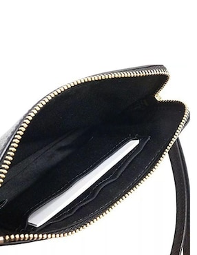Bolsa wristlet Coach Corner Zip de piel para mujer
