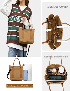 Bolsa tote Lab.G para mujer
