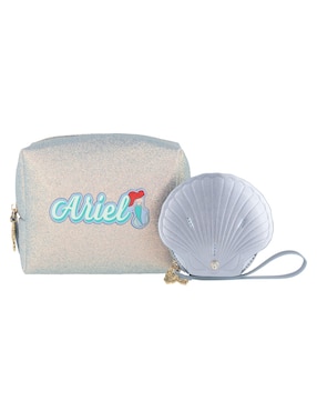 Neceser para maquillaje W Capsule Princess Holidays Ariel 2 piezas para mujer