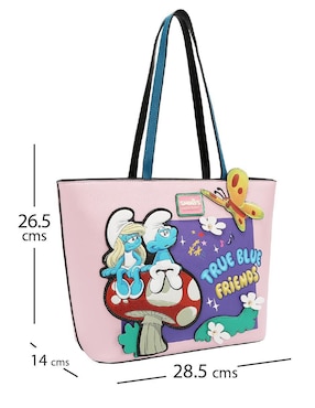 Bolsa tote Nicole Lee Pitufos para mujer