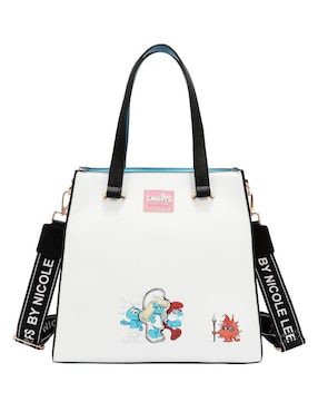 Bolsa satchel Nicole Lee Pitufos para mujer