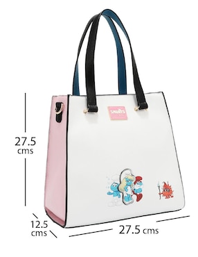 Bolsa satchel Nicole Lee Pitufos para mujer