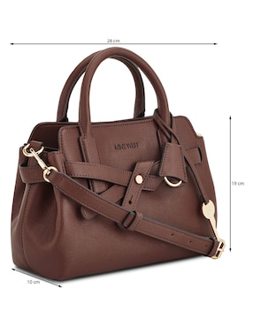 Bolsa satchel Nine West Lille para mujer