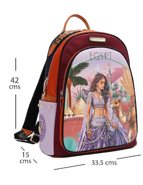Backpack Nicole Lee QUEEN CLEOPATRA para mujer