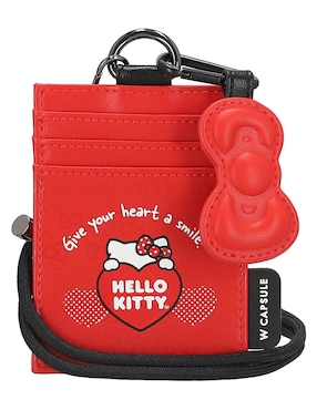 Tarjetero W Capsule Hello Kitty para mujer