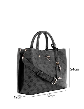 Bolsa satchel Guess Meridian Ii para mujer