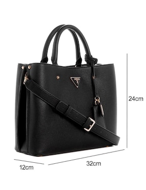 Bolsa satchel Guess Meridian para mujer