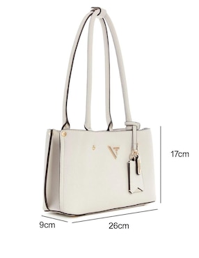 Bolsa satchel Guess Meridian para mujer