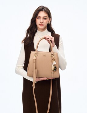 Bolsa satchel H&CO Amalia para mujer