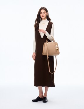 Bolsa satchel H&CO Amalia para mujer