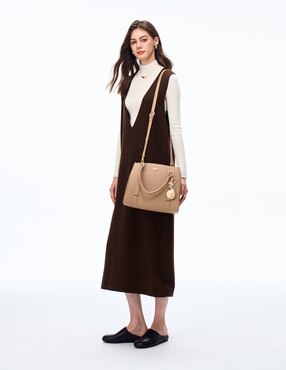 Bolsa satchel H&CO Amalia para mujer