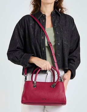 Bolsa satchel Calvin Klein para mujer