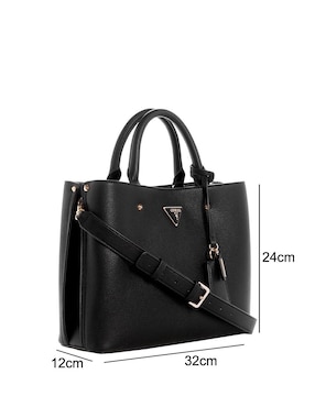 Bolsa satchel Guess Meridian Ii para mujer