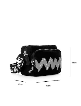 Bolsa crossbody Peanuts Charlie Brown Black Charlie Brown para mujer