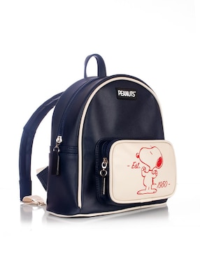 Mochila casual Peanuts Peanuts since blue unisex