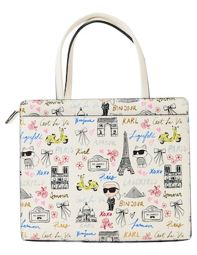 Bolsa satchel Karl Lagerfeld Paris para mujer