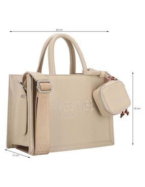 Bolsa satchel Westies para mujer