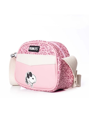 Bolsa crossbody Peanuts Pink Varnish Snoopy para mujer