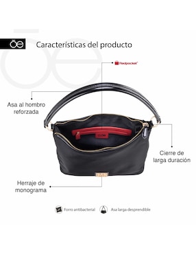 Bolsa hobo Cloe Aganli para mujer