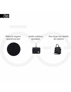Bolsa satchel Cloe Axada Ii para mujer