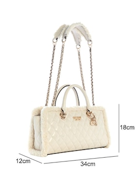 Bolsa satchel Guess Cristi para mujer
