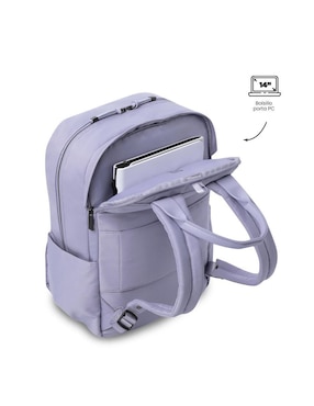 Mochila con portalaptop Totto Toscana impermeable para mujer