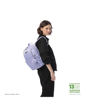 Mochila con portalaptop Totto Adelaide impermeable para mujer