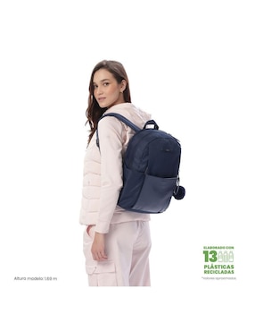 Mochila con portalaptop Totto Adelaide impermeable para mujer