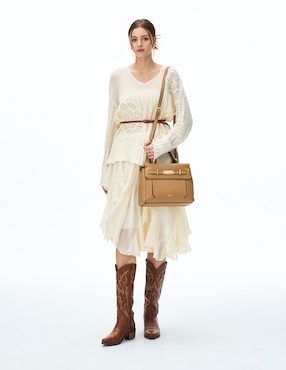 Bolsa satchel H&CO Montserrat para mujer