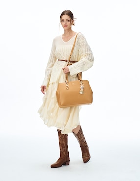 Bolsa satchel H&CO Milla para mujer