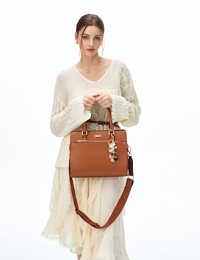 Bolsa satchel H&CO Ariadna para mujer