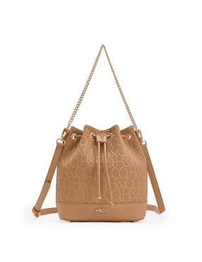 Bolsa bucket H&CO Violetta para mujer