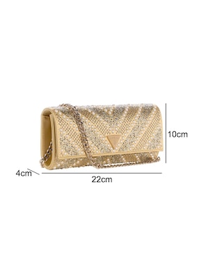 Bolsa clutch Guess Elsie para mujer