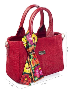 Bolsa crossbody Angelozano Beatriz de piel para mujer