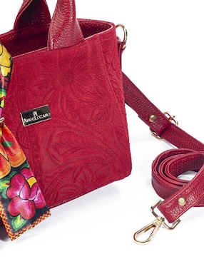 Bolsa crossbody Angelozano Beatriz de piel para mujer