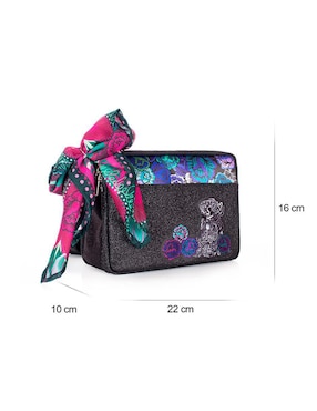 Bolsa crossbody Ay Güey Catrina Calavera para mujer