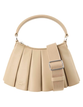 Bolsa hobo Lacoste de piel para mujer