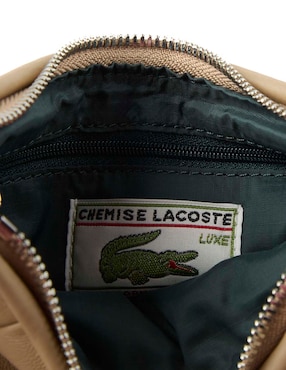 Bolsa hobo Lacoste de piel para mujer