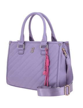 Bolsa satchel Barbie X Gorett Carmin Barbie para mujer