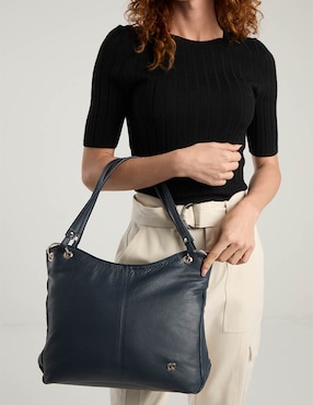 Bolsa tote Gino Goganni de piel para mujer