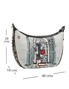 Bolsa crossbody Nicole Lee Snowflake para mujer