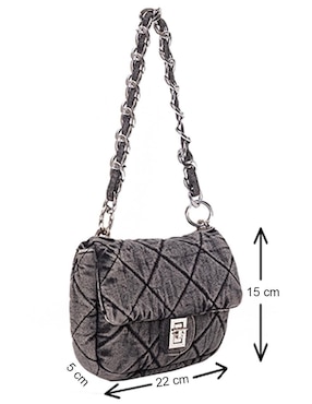 Bolsa shoulder Studio F Denim para mujer