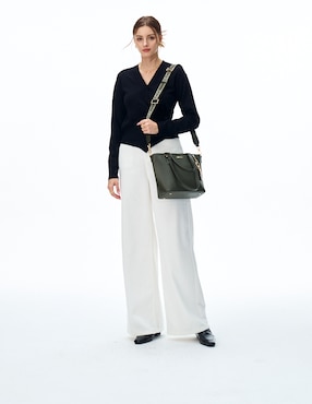 Bolsa satchel H&CO Amori para mujer