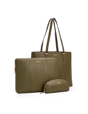 Set de bolsas tote H&CO Carlotta para mujer