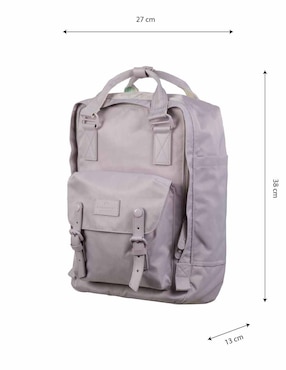 Mochila casual Doughnut Unicorn impermeable para mujer