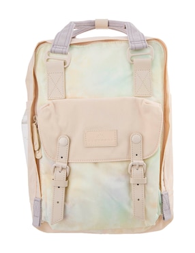 Mochila casual Doughnut Unicorn impermeable para mujer